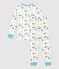Unisex Cat Print Cotton/Lyocell Pyjamas MARSHMALLOW white/MULTICO white